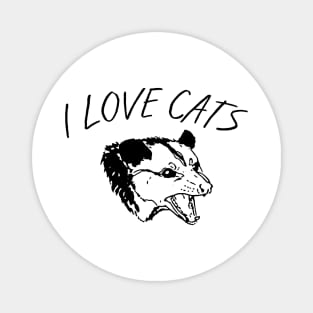 OPOSSUM - I LOVE CATS Magnet